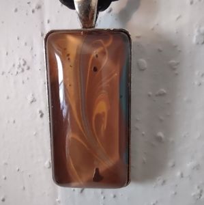 A little piece of art to wear around your neck!! Handmade necklace